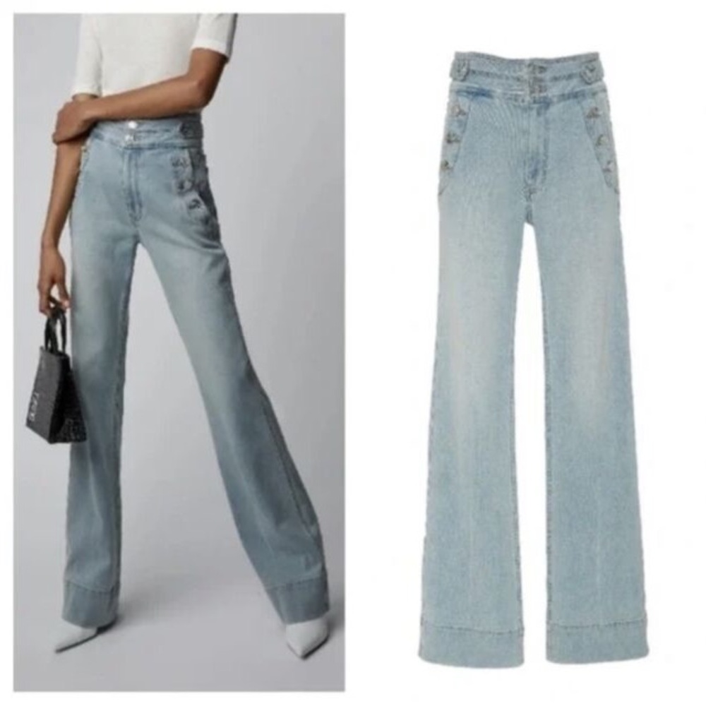 Current Elliott Maritime High Waisted Jeans (Size 26)